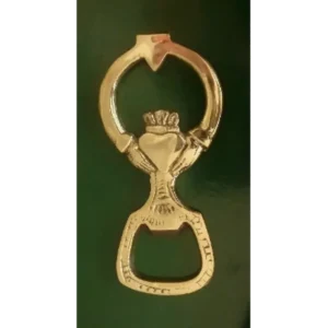Gorgeous Solid Brass Claddagh Bottle Opener