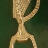 Gorgeous Solid Brass Harp Bottle Opener