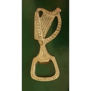 Gorgeous Solid Brass Harp Bottle Opener