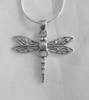 The Authentic Irish Dragonfly Sterling Silver Necklace