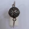 The Big One! Inishkeen Front-Hook Pewter Celtic Cross Bracelet