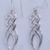 Sterling Silver Endless Knot Earrings
