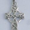 Irish Sterling Silver Celtic Cross/Triquetra Necklace