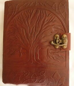 Alternative view of Brown Tree of Life Leather-Bound Parchment Journal