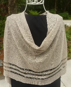 4-Seasons Natural Poncho, 100% Irish Linen, Authentic Irish