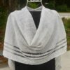 4-Seasons Silver Poncho, 100% Irish Linen, Authentic Irish