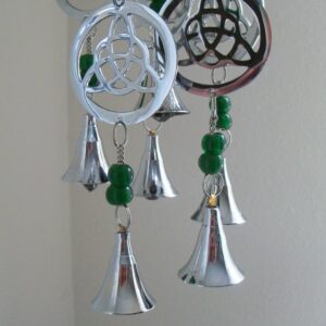 Alternative view of SWEET SOUND: Stainless Steel Trinity Knot Wind Chime