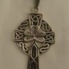 Stainless Steel Shamrock/Celtic Cross Necklace