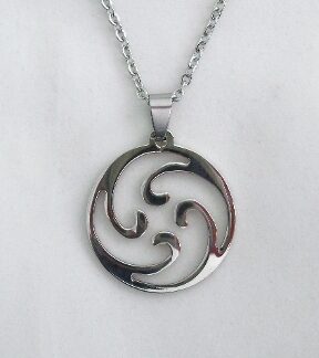 Authentic Irish Stainless Steel Celtic Swirl Necklace