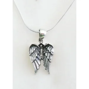 Irish Sterling Silver Angel Wings Necklace