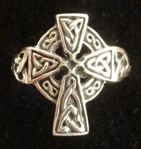 Sterling Silver Celtic Cross Ring - Ireland's Oldest Cross