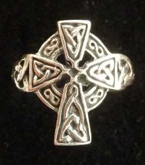 Sterling Silver Celtic Cross Ring - Ireland's Oldest Cross
