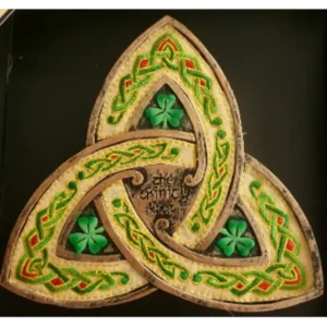 Celtic Threads Hand Painted Trinity Knot Wallhanging