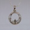 Love It! Sterling Silver Cut-Out Claddagh Necklace