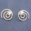 Authentic Irish Sterling Silver Celtic Swirl Post Earrings
