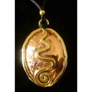 Grange Hammered Round Copper 2-Tone