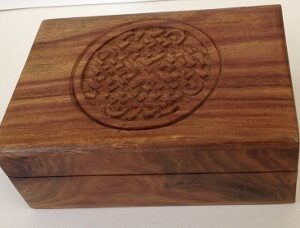 Handmade Celtic Weave Wooden Box
