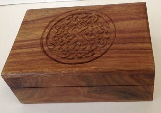 Handmade Celtic Weave Wooden Box