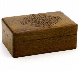 Handmade Celtic Cross Wooden Box