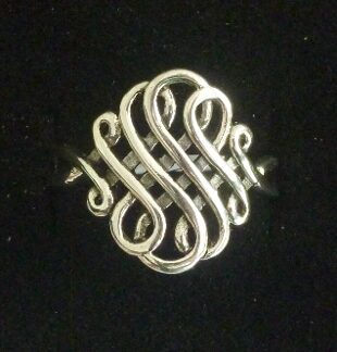 Stunning Sterling Silver Celtic Weave Ring