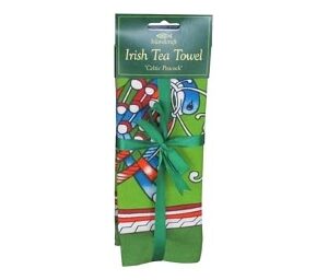 100% Cotton Celtic Peacock Tea Towel