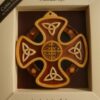Hand-Carved Eternity Celtic Cross wallhanger from Galway