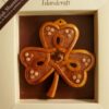 Hand-Carved Shamrock wallhanger from Galway Woodworkers