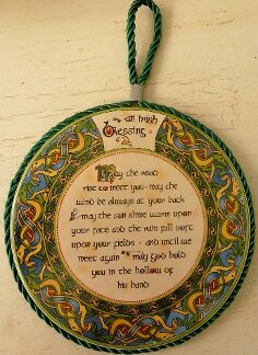 Great Gift! Irish Blessing Wallhanger and/or Pot Holder