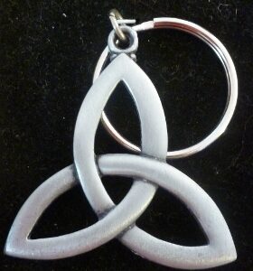 Great Gift: Pewter Trinity Knot Key Ring