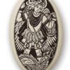 Touchstone Pottery Porcelain Saint Michael Necklace