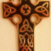 Ireland's Oldest Cross - the Celtic Cross -Brass Wall Hanger