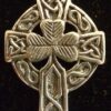 Sterling Silver Celtic Cross/Shamrock Necklace