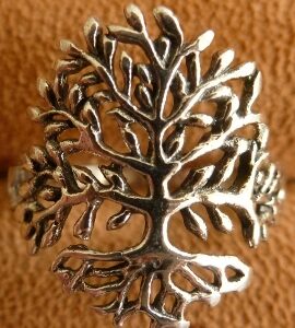 Gorgeous Tree of Life Ring in Sterling Silver