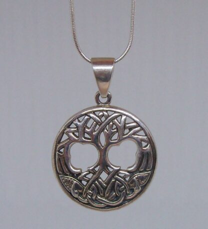 Sterling Silver Tree of Life Necklace (A)