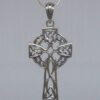 Sterling Silver Trinity Knot/Celtic Cross Necklace