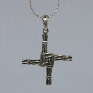 Sterling Silver St. Brigid's Cross Necklace
