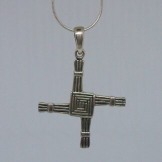 Sterling Silver St. Brigid's Cross Necklace