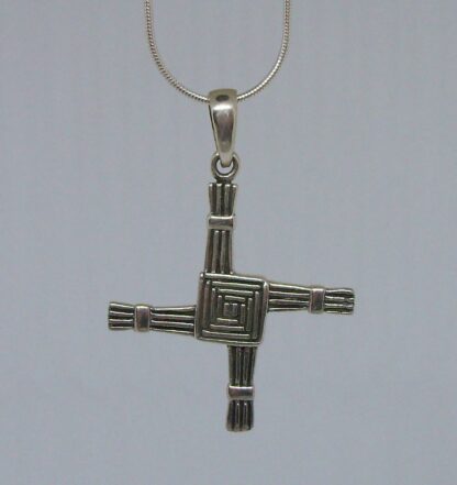 Sterling Silver St. Brigid's Cross Necklace