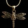 Sterling Silver Flying Dragonfly Necklace