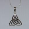 Grab It! Sterling Silver Cut-Out Trinity Knot Necklace