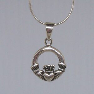 The Wee One - Sterling Silver Claddagh Necklace - Great Gift!
