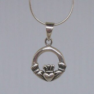 The Wee One - Sterling Silver Claddagh Necklace - Great Gift!
