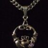 The Stainless Steel Claddagh/Trinity Knot Necklace