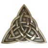 Bronze Celtic Shadows Trinity Knot Wall Plaque