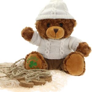 Alternative view of Finn - The Irish Fisherman - Registered Irish Bear