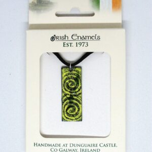 Irish Enamels: Tall Swirls Necklace. Fab Colors. Handmade. One of a Kind.