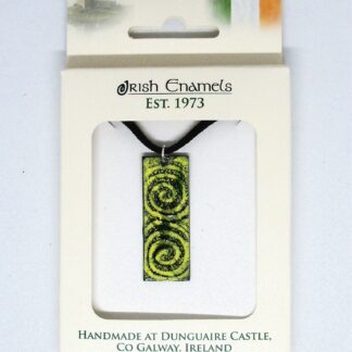 Irish Enamels: Tall Swirls Necklace. Fab Colors. Handmade. One of a Kind.