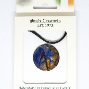 Irish Enamels: Dancing Around the Bonfire Necklace. Handmade. One of a Kind.