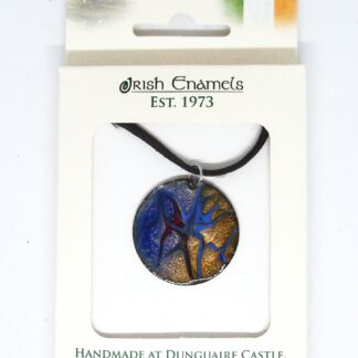 Irish Enamels: Dancing Around the Bonfire Necklace. Handmade. One of a Kind.