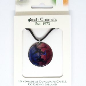 Irish Enamels: Storms at Midnight Necklace. Handmade. One of a Kind!